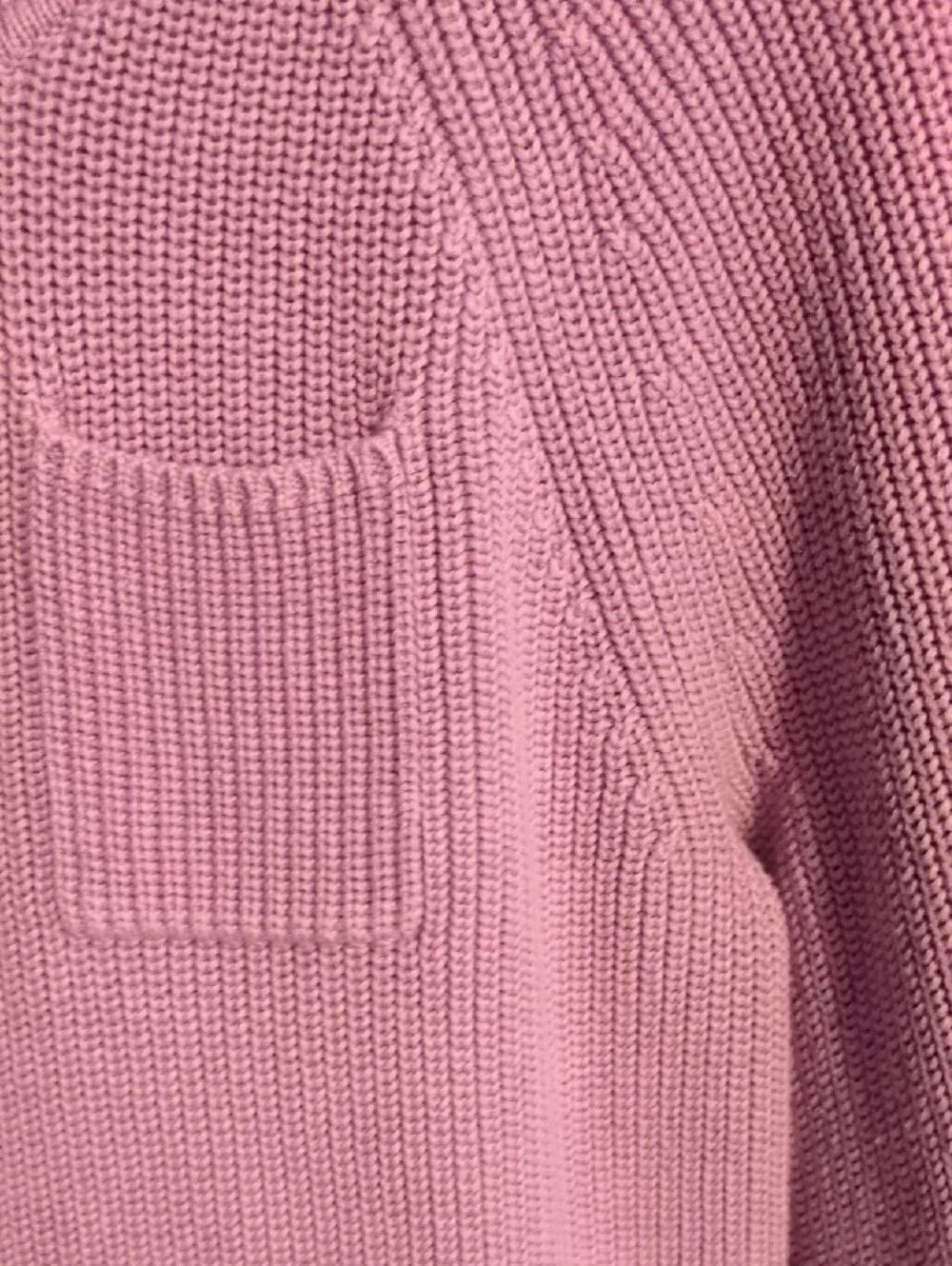Talbots Lilac Crewneck Sweater with Chest Pocket